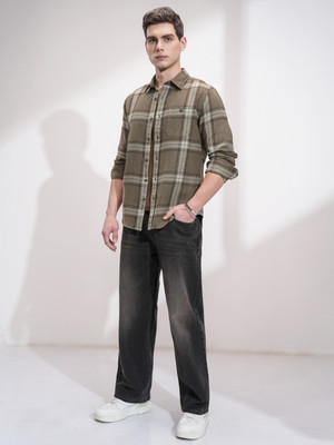 HIGHLANDER Men Checkered Casual Multicolor Shirt