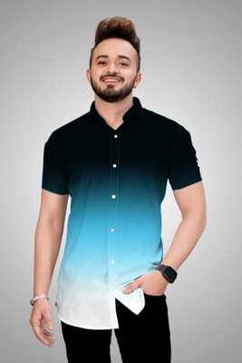 colorwings Men Dyed/Ombre Casual Multicolor Shirt
