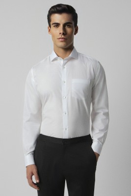 VAN HEUSEN Men Solid Formal White Shirt