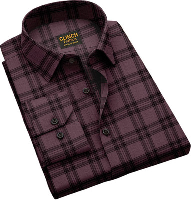 clinch fashion Men Printed Casual Red Shirt