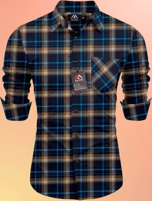Nextgen Fashion Men Checkered Casual Multicolor Shirt