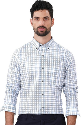 HOC Men Checkered Formal Multicolor Shirt