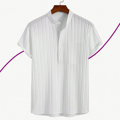 Nita creation Men Solid Formal White Shirt