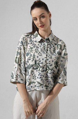 MOXTE Women Printed Casual Multicolor Shirt