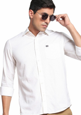 Arrow Sport Men Printed Casual White Shirt
