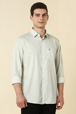 Allen Solly Men Printed Casual Green Shirt