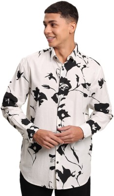 Bene Kleed Men Printed Casual Black Shirt