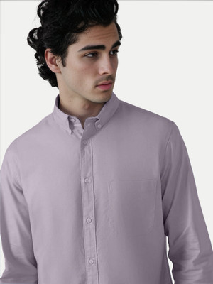 radprix Men Solid Casual Purple Shirt