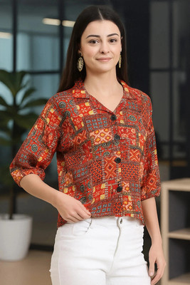 EKASYA Women Floral Print Casual Multicolor Shirt