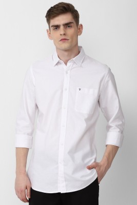 VAN HEUSEN Men Solid Casual White Shirt