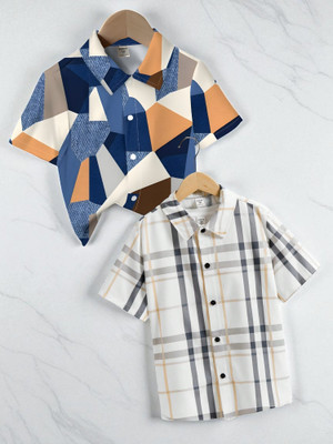 Sparrow ENTERPRISE Boys Striped Casual Multicolor Shirt