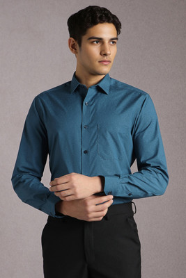 LOUIS PHILIPPE Men Printed Formal Blue Shirt