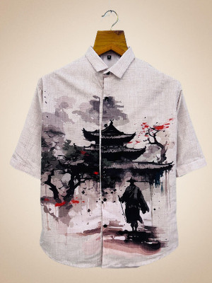 LEMZODIC Men Printed Casual Multicolor Shirt