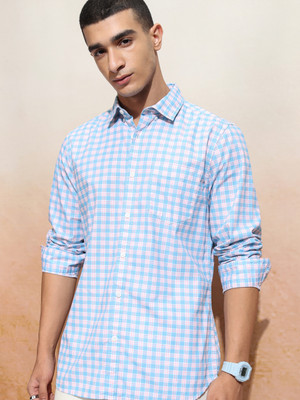 HIGHLANDER Men Checkered Casual Multicolor Shirt
