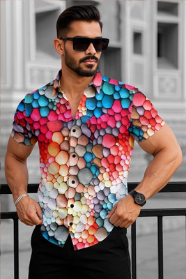 Manamrut Men Printed Casual Multicolor Shirt