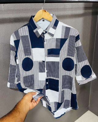 KRISHNA FASHIION TREND Men Printed Casual Multicolor Shirt