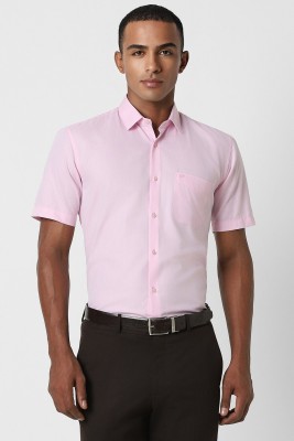 PETER ENGLAND Men Solid Formal Pink Shirt