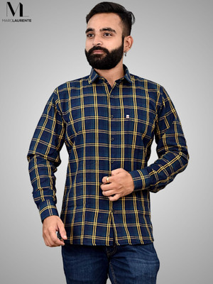 Arthz Fashion Trend Men Checkered Casual Multicolor Shirt