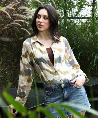 Pinacolada Women Printed Casual Yellow Shirt