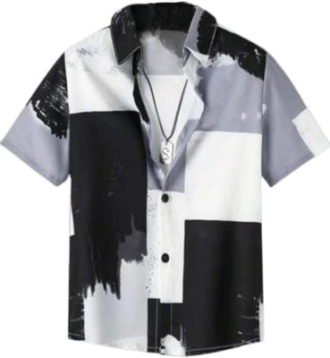 KIDZEE Boys Printed Casual Multicolor Shirt