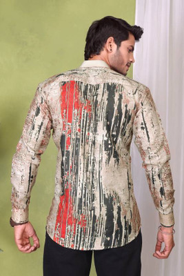 jay creation Men Printed Casual Multicolor Shirt