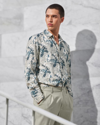 MUFTI Men Floral Print Casual Multicolor Shirt