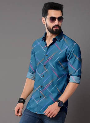 DMJ Men Printed Casual Multicolor Shirt