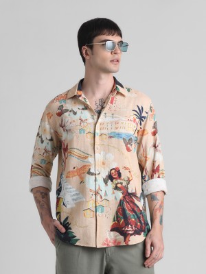 JACK & JONES Men Printed Casual Multicolor Shirt