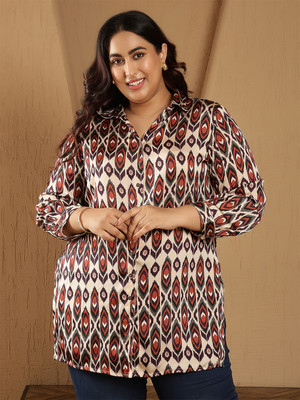 Amydus Women Printed Casual Multicolor Shirt