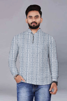 Om Creation Men Printed Casual Multicolor Shirt