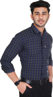 Marc Laurent Men Checkered Formal Multicolor Shirt