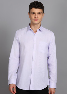 PETER ENGLAND Men Checkered Casual Purple Shirt