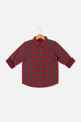 Allen Solly Boys Checkered Casual Multicolor Shirt