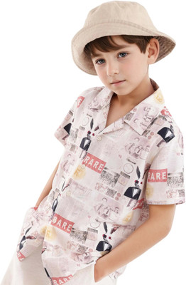 Rare Ones Boys Printed Casual Multicolor Shirt
