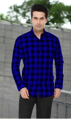 SHAH TEXTILES Men Checkered Casual Multicolor Shirt