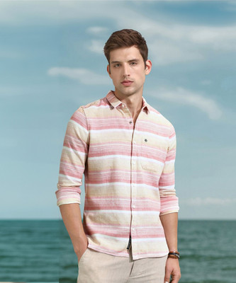 WROGN Men Striped Casual Multicolor Shirt