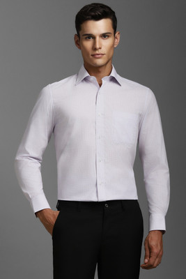 LOUIS PHILIPPE Men Self Design Formal Purple Shirt