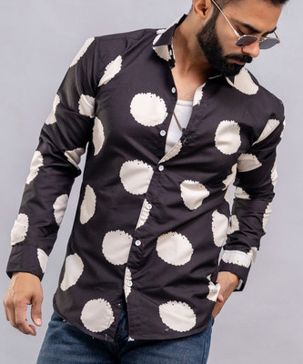 Surhi Men Printed Casual Black Shirt