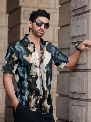 METRONAUT Men Printed Casual Multicolor Shirt