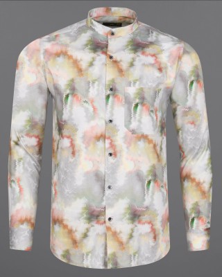 french crown Men Printed Casual Multicolor Shirt