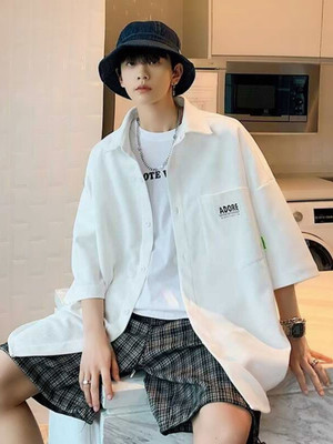 HERE&NOW Men Solid Casual White Shirt