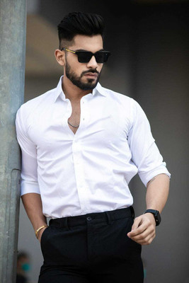 SOLSTICE Men Solid Formal Multicolor Shirt