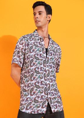 Yash Gallery Men Printed Casual Multicolor Shirt