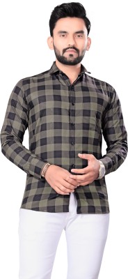 WinsKart Men Checkered Party Multicolor Shirt