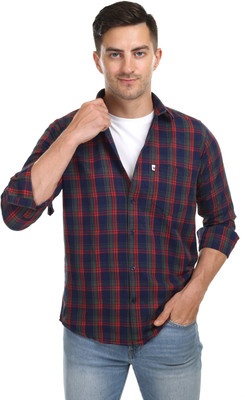TIKI TEES TREND Men Checkered Casual Multicolor Shirt