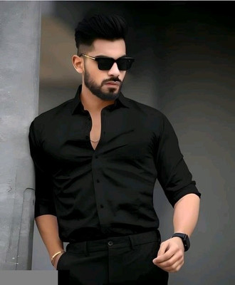 KR24ENTERPRISE Men Self Design Casual Light Green Shirt