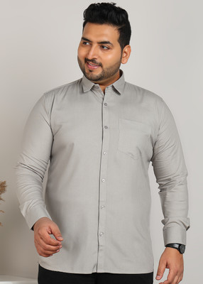 Sztori Men Solid Casual Grey Shirt