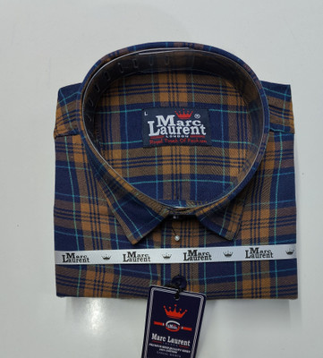 Ayansh Denix Men Solid Casual Beige, Dark Blue, Light Blue Shirt