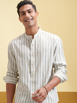 HIGHLANDER Men Striped Casual Multicolor Shirt