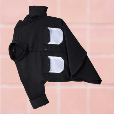 Typetron Fashion Men Solid Casual Black Shirt